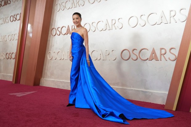 Michelle Yeoh arrives at the Oscars