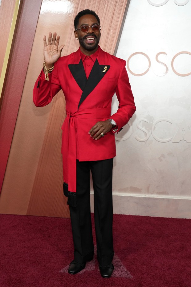 Colman Domingo arrives at the Oscars 