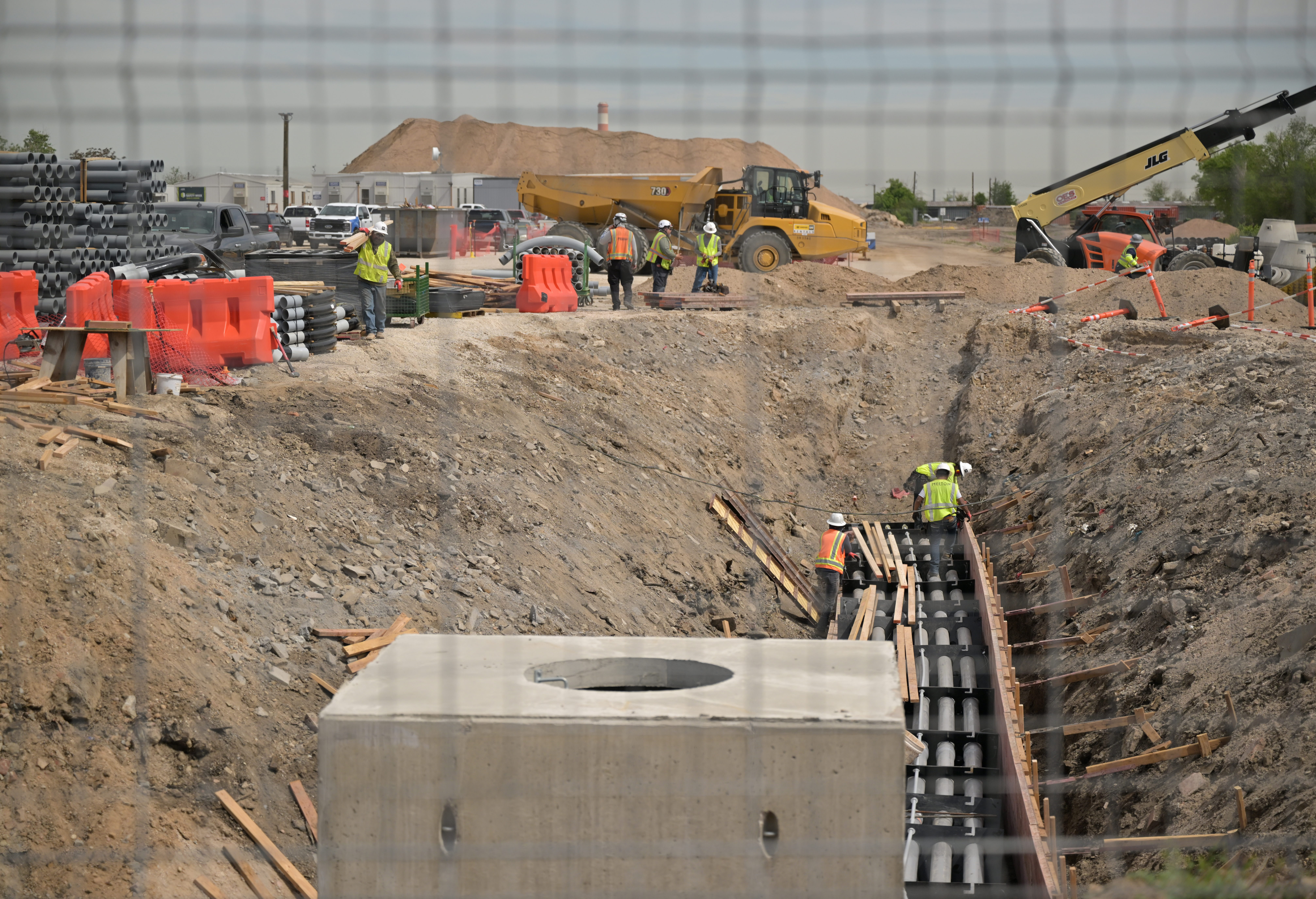 CoreSite is building a new data center facility in Denver on May 13, 2025. (Photo by RJ Sangosti/The Denver Post)