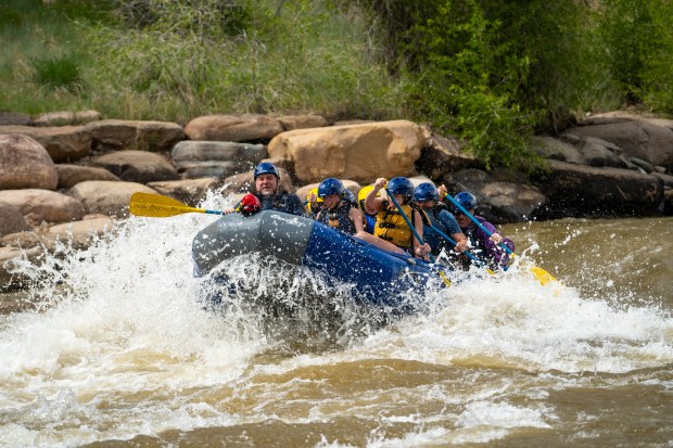 The Animas is famous for its technical Class IV and V rapids, some of the country's most challenging commercially rafted segments. Photo courtesy of Visit Durango