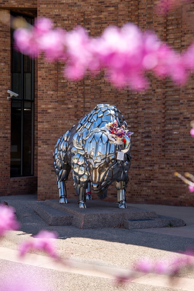 Grand Junction's Art on the Corner, the first outdoor sculpture program in America, began in the 1980s. It has displayed nearly 900 sculptures from 285 artists, with 128 permanent pieces located downtown and at key local sites. (Photo courtesy of Jessie Unruh)